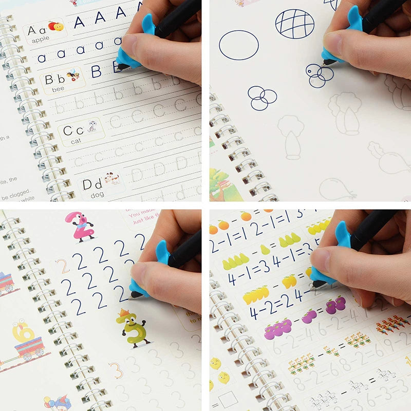 Handwriting Aid Magic Practice Copybook for Kids
